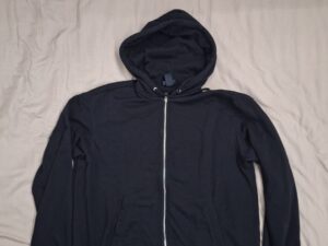 Zip-Up Hoodie Black